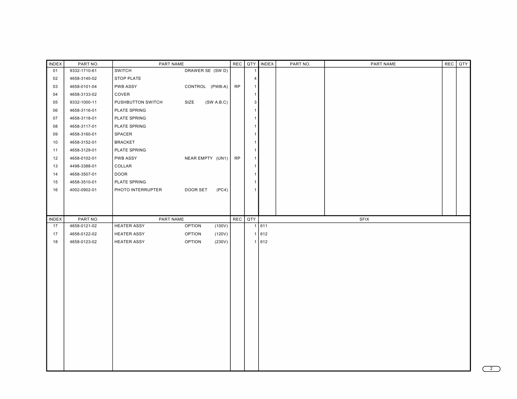 Konica-Minolta Options PF-118 Parts Manual-3